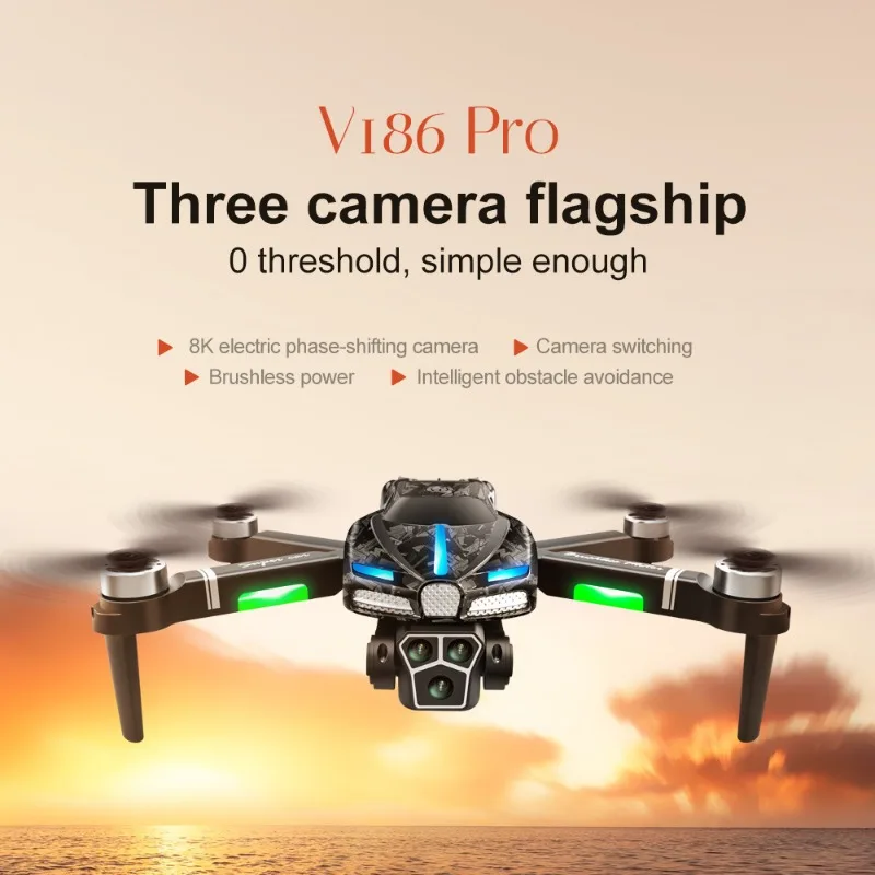 New V186 Pro Drone Professiona - đánh giá và giá Drone Camera Professional