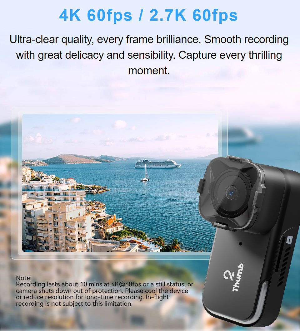 New Version RunCam Thumb 2 4K  - đánh giá và giá Drone Camera Hd