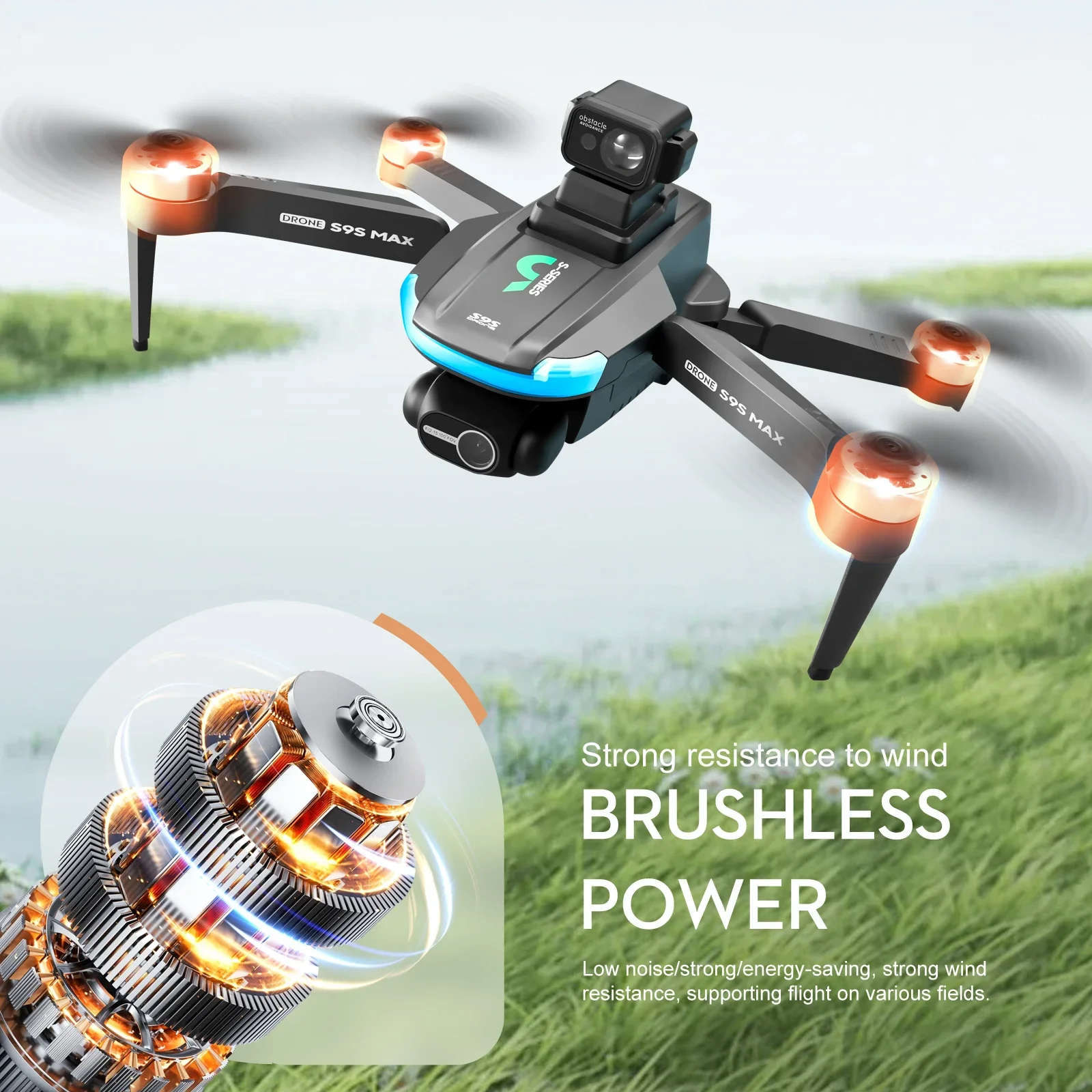 NEW S9S MAX MINI Drone 4K 2-Ax - đánh giá và giá Drone Camera Night Vision