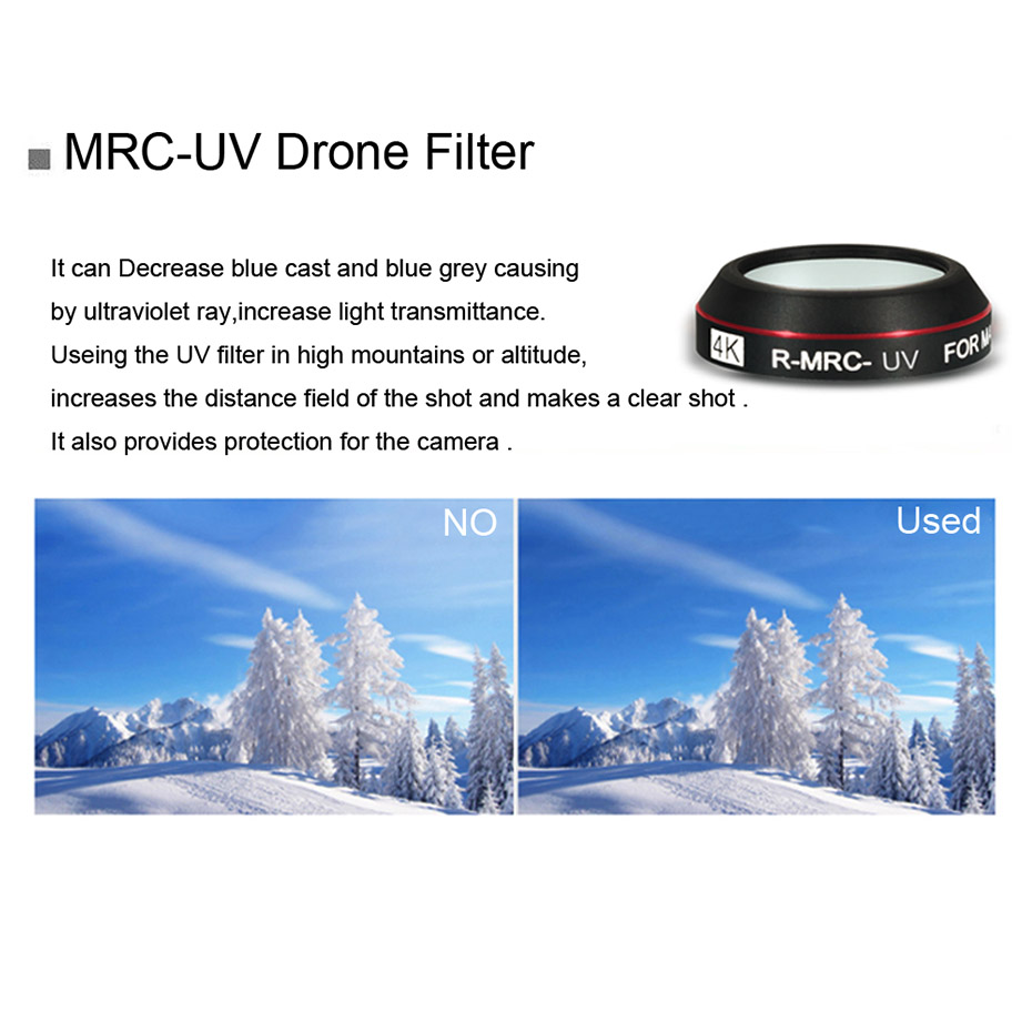 Máy Bay Không Người Lái Lọc Dà - đánh giá và giá Drone Camera Filter