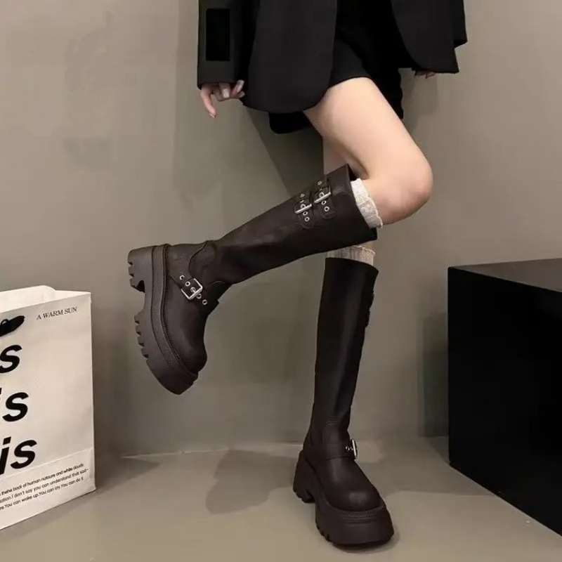 Women Chunky Platform Knee Hig - đánh giá và giá Drone Camera Stabilized