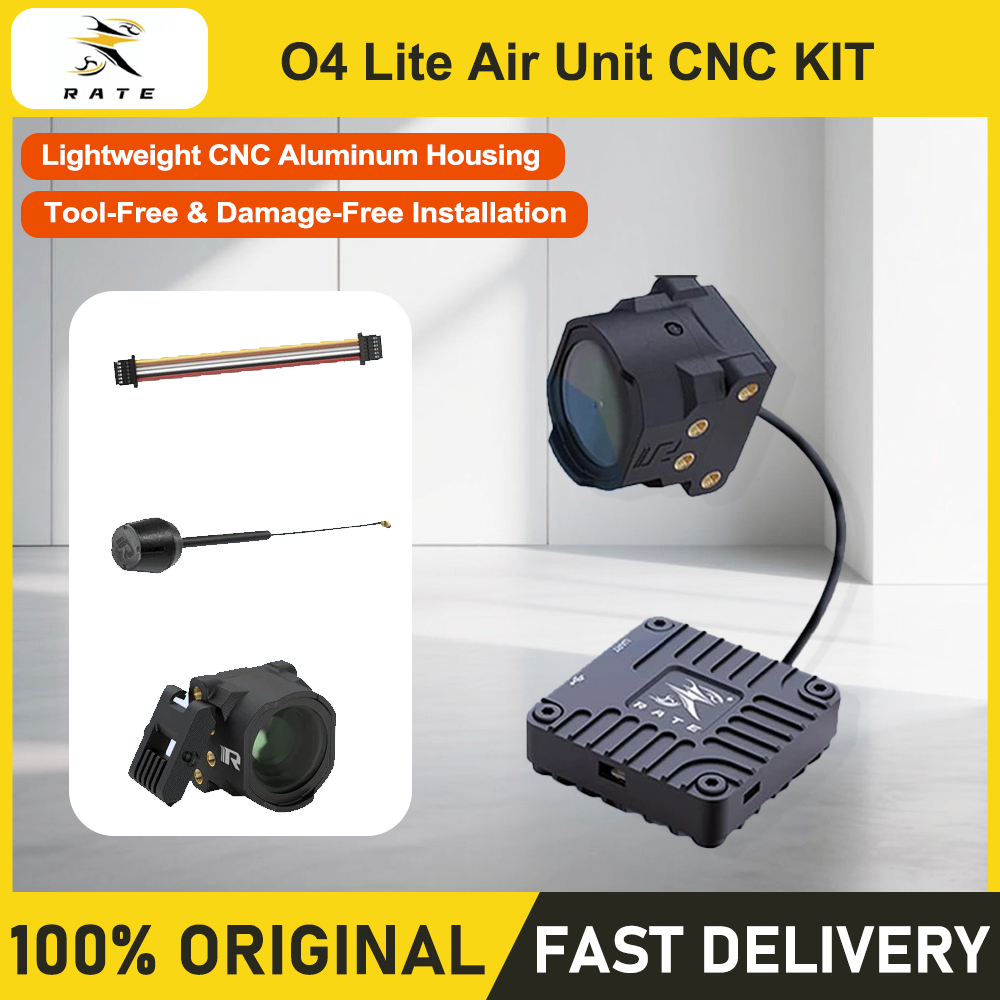 RATE O4 Lite Air Unit CNC Kit  - đánh giá và giá Drone Camera Case