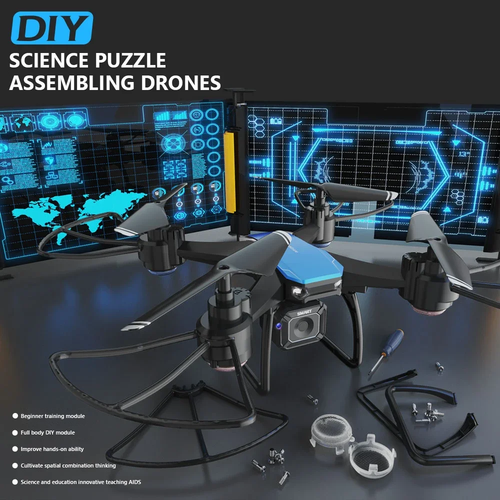 JJRC H108 DIY Teaching Assembl - đánh giá và giá Drone Camera 4K