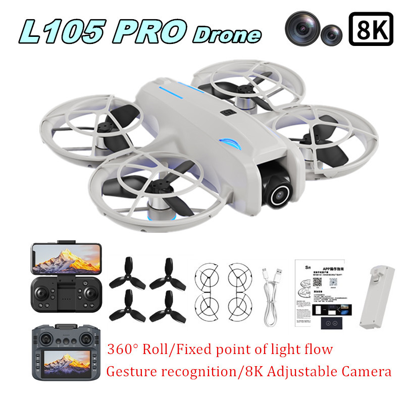 L105 PRO Drone Duel 8k Lens Fu - đánh giá và giá Drone Camera Professional